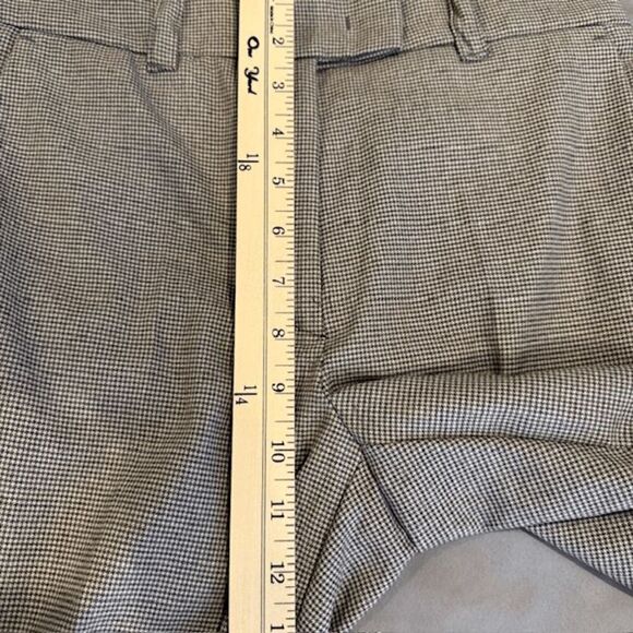NWT Marella Timoteo Pants Slacks Trousers Gray Cream Houndstooth Size 4 - Picture 13 of 16